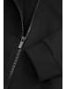 Coccodrillo Baumwoll-Strickjacke mit Reißverschluss in schwarz