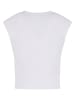 Urban Classics Urban Classics Ladies Cropped Wrapped Top in white