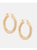 Vanlere Creolen aus 375 Gelbgold