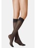 Kunert Feinkniestrümpfe Satin Look 40 weicher Bund in Black