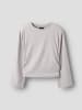 name it Oberteil mit langen Ärmeln in Light Grey Melange