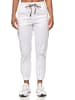 Tazzio Cargohose "F600" - Regular Fit - in Weiß