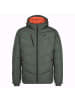 Westfjord Winterjacke "Kirkjufell" in Dunkle Olive/Schwarz/Orange