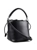 Replay Beuteltasche Leder 20 cm black