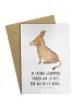 Mr. & Mrs. Panda Klappkarte Esel mit Spruch in Weiß