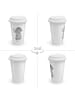 Mr. & Mrs. Panda Coffee To Go Becher Elefant Biene ohne Spruch in Weiß