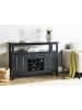 Beliani Weinregal TIMBOON in Schwarz - (W) 117 x (H) 82 x (L) 40 cm