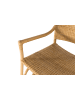 Giner y Colomer 2-er Set:  Stühlen aus Rattan und Bambusstruktur in Brown
