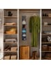 relaxdays Kleiderschrank Hängeregal in Grau - (B)15,5 x (H)92 x (T)30 cm