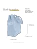 Toscanto Leder Shopper, Schultertasche Toscanto Tasche hellblau ca. 28cm