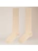 Kunert Kniestrümpfe Knitted Structure Fashion in creme