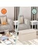 relaxdays Sitzbank in Beige - (B)76 x (H)38 x (T)38 cm