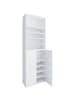 ebuy24 Schuhschrank Lona2XL10DTR weiß Weiß 70 x 39 cm