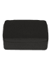 Windrose Beluga Schmuckkasten Leder 14.5 cm in schwarz