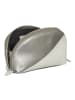 DuDu Segovia Kosmetiktasche Leder 16 cm silber