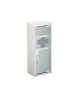relaxdays Medizinschrank in Silber - (B)45 x (H)18 x (T)12 cm
