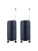 D&N Travel Line 4500 4 Rollen Kabinentrolley S 55 cm mit Dehnfalte in darkblue