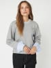 Co'couture Pullover DaniellaCC Cuff in Grey Melange