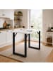 VCM  Holz Bartisch Stehtisch Tisch Tresen Xona 138x80 cm in Schwarz / Weiß