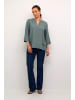 Kaffe Langarm-Bluse KAthea Regular fit in Balsam Green