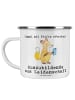 Mr. & Mrs. Panda Camping Emaille Tasse Auszubildende Leidenschaf... in Weiß