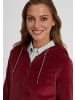 Oxmo Kapuzensweatjacke OXNicky in Rot