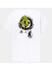 Santa Cruz T-Shirt "Roskopp Screaming Target T-Shirt" in Weiß