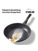 Stoneline Schmorpfanne mit abnehmbarem Griff | ohne Deckel in Schwarz (Griff-abnehmbar)
