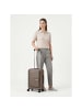 Redolz Essentials 17 2.0 4 Rollen Kabinentrolley 55 cm Laptopfach mit Dehnfalte taupe