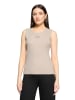 Betty Barclay Trägertop mit Rippenstruktur in Grau Beige