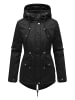 Marikoo Winterjacke Manolya in Black with black fur