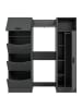 ebuy24 Waschmaschinenschrank Free (3-teilig) Anthrazit 176 x 68 cm