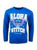 Lilo & Stitch Langarmshirt Disney Lilo & Stitch in Dunkelblau