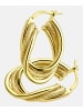 Vanlere Creolen aus 375 Gelbgold