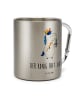 Mr. & Mrs. Panda Thermobecher Einhorn König mit Schwert mit Spruch in Silber