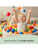 LittleTom 2000x Bällebadbälle Elias 5,5 cm im 5-Farben-Mix