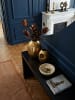 KADIMA DESIGN Deko Vase 2er Set Aluminium mit Tragegriff Blumenvase Modern in Gold