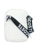 Lacoste Mini Bag Umhängetasche 16 cm in jacquard webbing farine