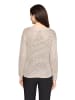 Betty Barclay Strickpullover mit Lochmuster in Patch Taupe/Beige