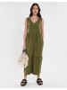 Threadbare Sommerkleid THB Byers Tiered in olive