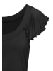 Vivance by Lascana Rundhalsshirt in schwarz