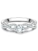 Trilani Ring Infinity aus Sterling Silber mit Zirkonia in silber