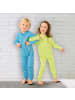 Erwin Müller Interlock-Jersey Kinder-Schlafoverall 2er-Pack in grün/türkis