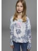 Kidsworld Fledermausshirt in blau-batik