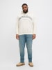 JACK & JONES PLUS Kapuzenpullover in Antique White