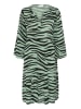Kaffe Kleid KAlea A-shape in Green/Black Animal