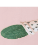 Beliani Kinderteppich ELDIVAN in Rosa/Grün - (W) 80 x (H) 1 x (L) 150 cm