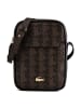 Lacoste The Blend Seasonal Mini Bag Umhängetasche 15 cm in mono slate black shitake