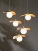 Osram Decor Pearl Pendelleuchte 5x G9 Beige Filz Glas