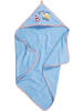 Playshoes Badetuch "Frottee-Kapuzentuch Bagger" in Blau